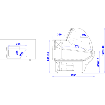 Taboret gazowy 1-palnikowy T-1G REDFOX 00000219